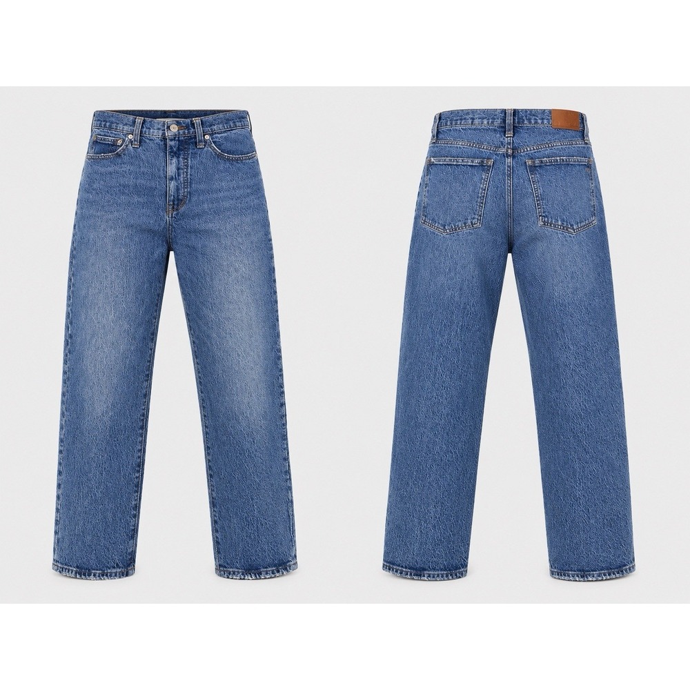 Madewell Balloon Jeans Womens 25 Light Wash High Rise Tapered Denim Mom Y2K